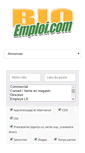 Mobile Screenshot of bio-emploi.com
